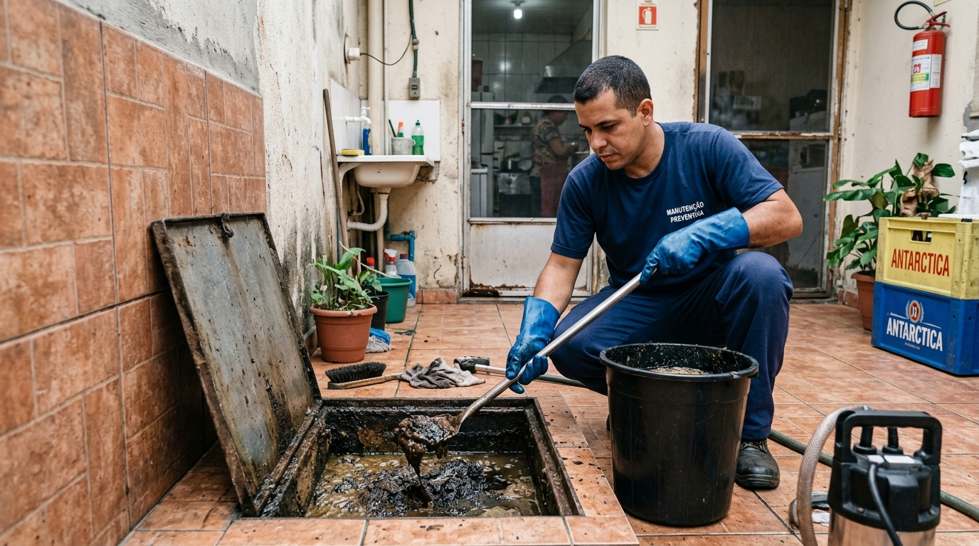 Limpeza de Caixa de Gordura perto de mim em São Luís‑MA